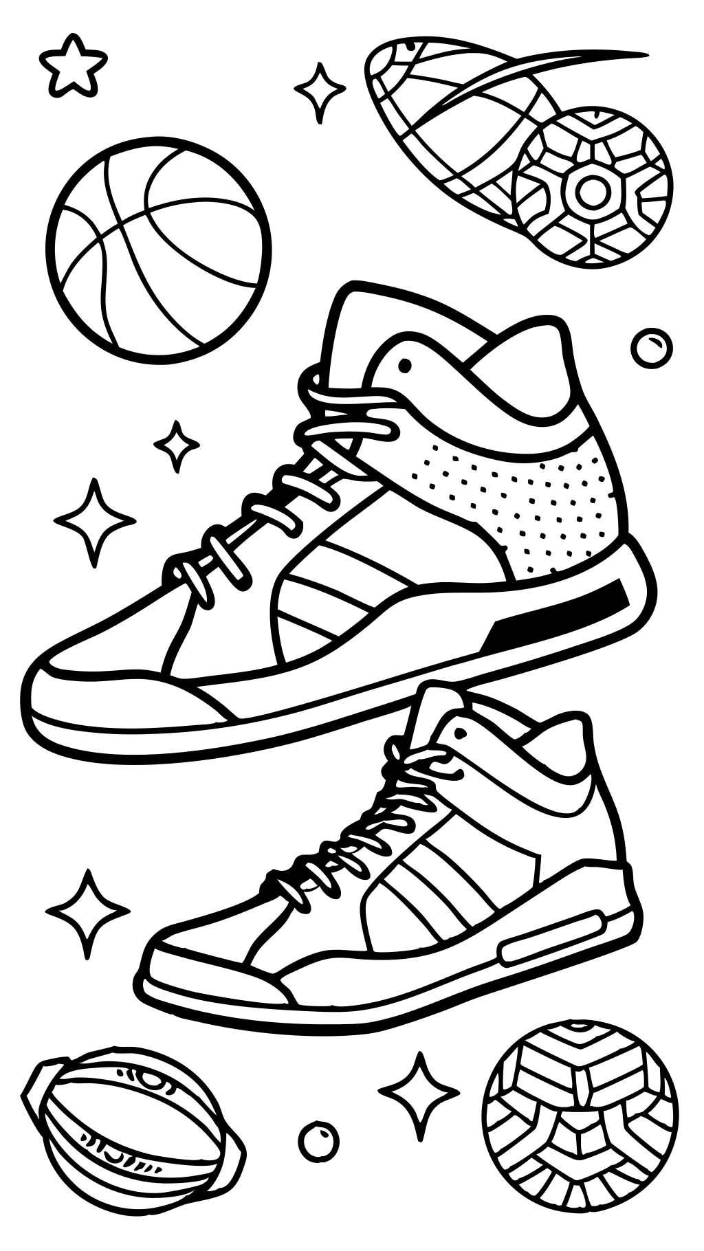 jordan shoe coloring pages